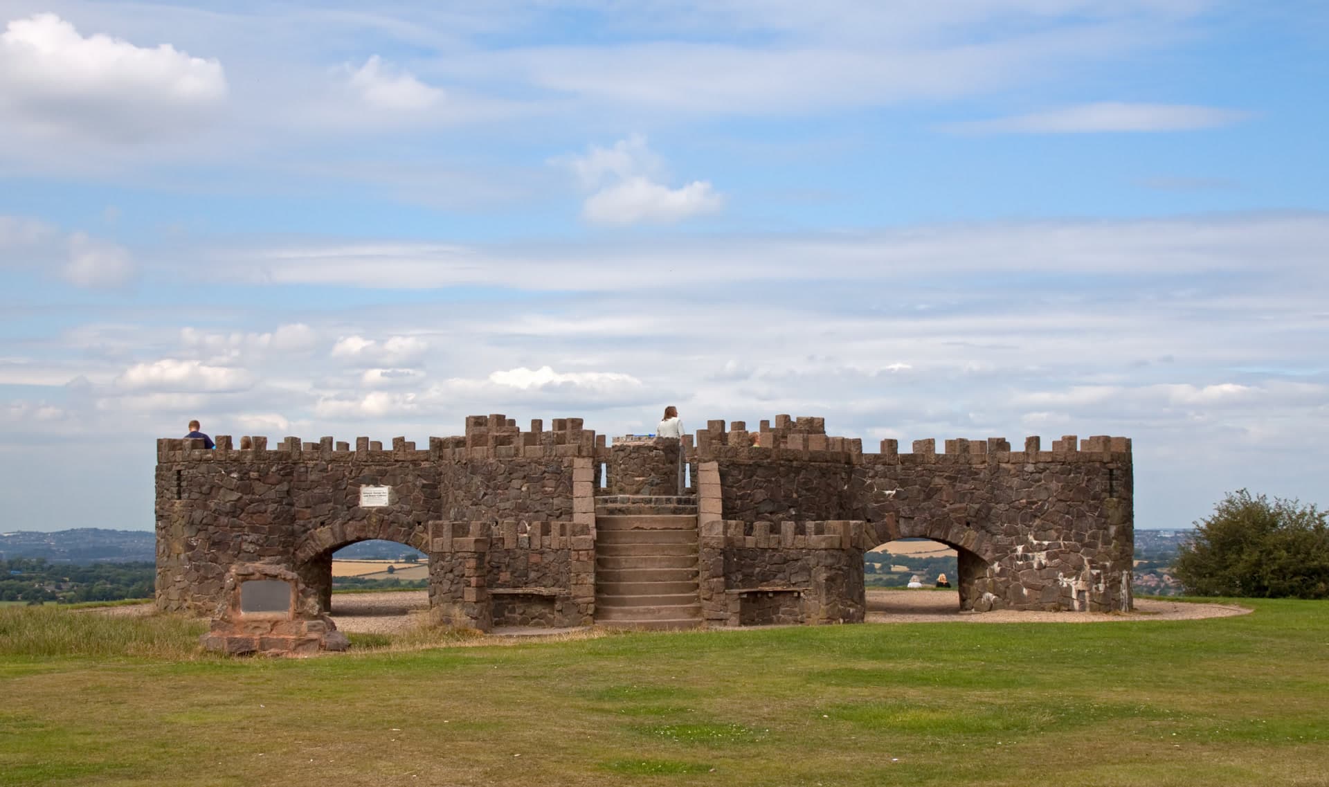 Lickey Hills panoramic view near Bromsgrove, Worcestershire