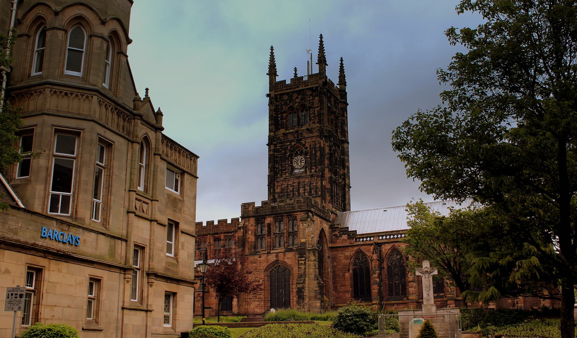 St Peter's Church and city centre, Wolverhampton