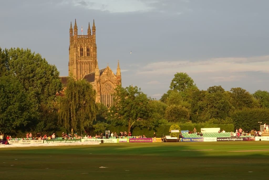 Worcester Cathedral and New Road Cricket Ground, Worcestershire