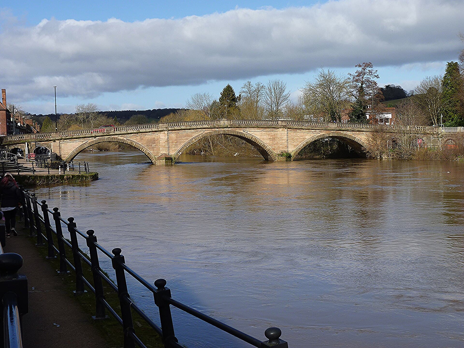 Telford Bridge over the River Severn at Bewdley, Worcestershire