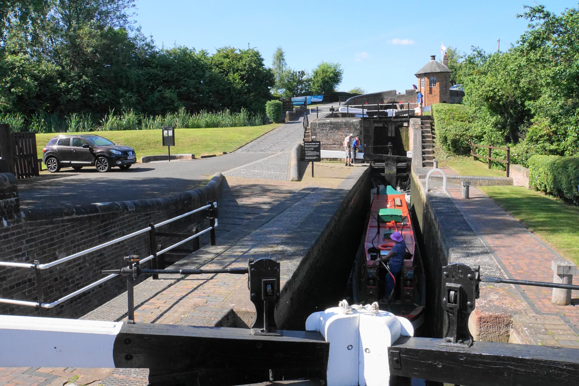 Bratch Locks on the Staffordshire and Worcestershire Canal, Wombourne